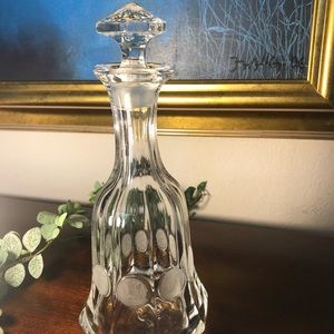 Mid -Century Fostoria Coin Decanter